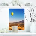 thumbnail image 1 of Large Yellow Balloon over Mountains - Oversized Landscape Canvas Art, 1 of 3