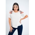 thumbnail image 3 of Blusa Blanca Con Detalle Bordado Blanca Mundo Terra 026264, 3 of 3