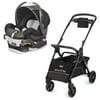 Chicco KeyFit 30 Rear Facing Baby Car Seat Bundle w/ Shuttle Stroller