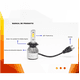 thumbnail image 3 of Kit Luces Led  Bloosom C6 Mini Iron Led Conector 5202 H16 X2 Autos Luz Blanco Frio, 3 of 4