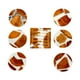 thumbnail image 4 of PORTAVASOS REDONDO RESINA BLANCA Y MADERA DE ACACIA SET DE 6, 4 of 4