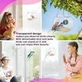 thumbnail image 3 of Bird Feeder with Camera Smart Backyard House Camera with Live View Instant Arrival Alerts Auto Capture Video Outside Wild Watching cam Gift for Bird Lovers, 3 of 8