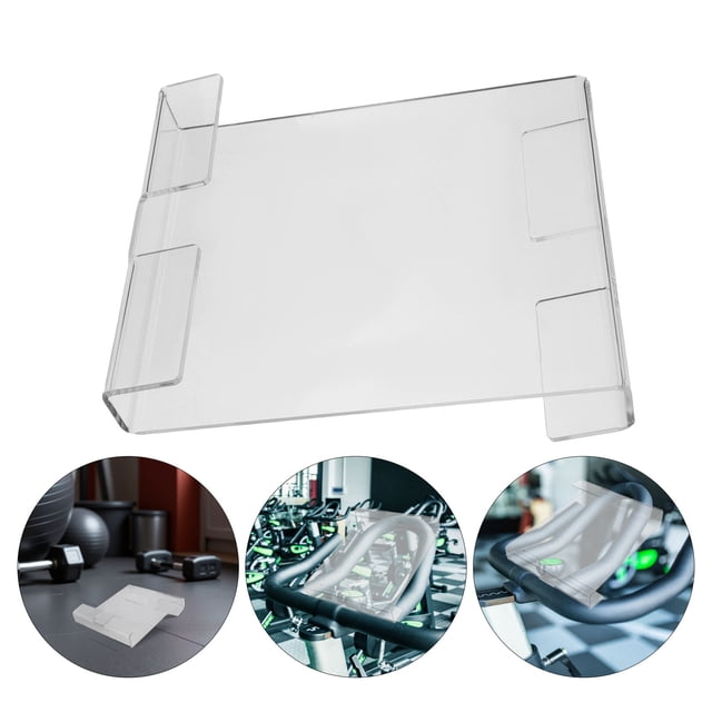 BRIGHTFUFU Soporte Universal Acrílico Para Teléfono Y Tablet En Fitness Transparente
