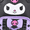 Kuromi Purple, variant on Harry Potter Women's Crest 10.5" Mini Backpack, Blue