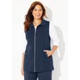thumbnail image 2 of Catherines Women's Plus Size Suprema Studio Zip Front Vest, 2 of 6