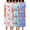 Blue Flower,White Red Flowers,Blue Strip, variant on Oudiya 3 Pack Long Nightgowns for Women Short Sleeve Full Length Nightshirt Soft Plus Size Sleepwear Casual Loungwear, S-5XL