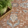 thumbnail image 3 of Nourison Astra Machine Washable 7'10" x 10' Rust Ivory Vintage Indoor Area Rug, 3 of 11
