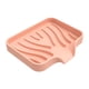 thumbnail image 2 of Titular de plato de jabón Contenedor de jabón Antideslizante con drenaje Caja de almacenamiento de jabón Bandeja Caja de jabón de viaje decorativa para fregadero de cocina , Rosado, 2 of 7