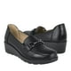 thumbnail image 1 of Zapatos Dama Comfort Fit 26450 Simipiel Negro, 1 of 4