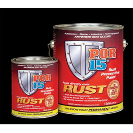 POR-15 Rust Preventive Paint Semi-Gloss Black 1 pt can P/N