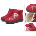 thumbnail image 2 of Women's Winter Snow Boots - Artificial plush Lined Waterproof Slip-On Booties for Cold Weather, 2 of 9