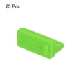 thumbnail image 3 of 25 piezas de tapones de puerto USB tipo A, cubiertas de silicona, protectores contra el polvo para el extremo hembra USB, verde, 3 of 7