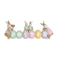 thumbnail image 2 of Decoración de conejo de Pascua, decoración para el hogar, regalos para la sala de estar, decoraciones de resina, decoraciones de jardín, 2 of 7