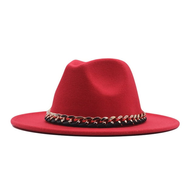 WEIYLL Chapeau de Soleil pour Femme Fedora Fedoras Robe Grand Baseball Rouge Casquettes de Plage
