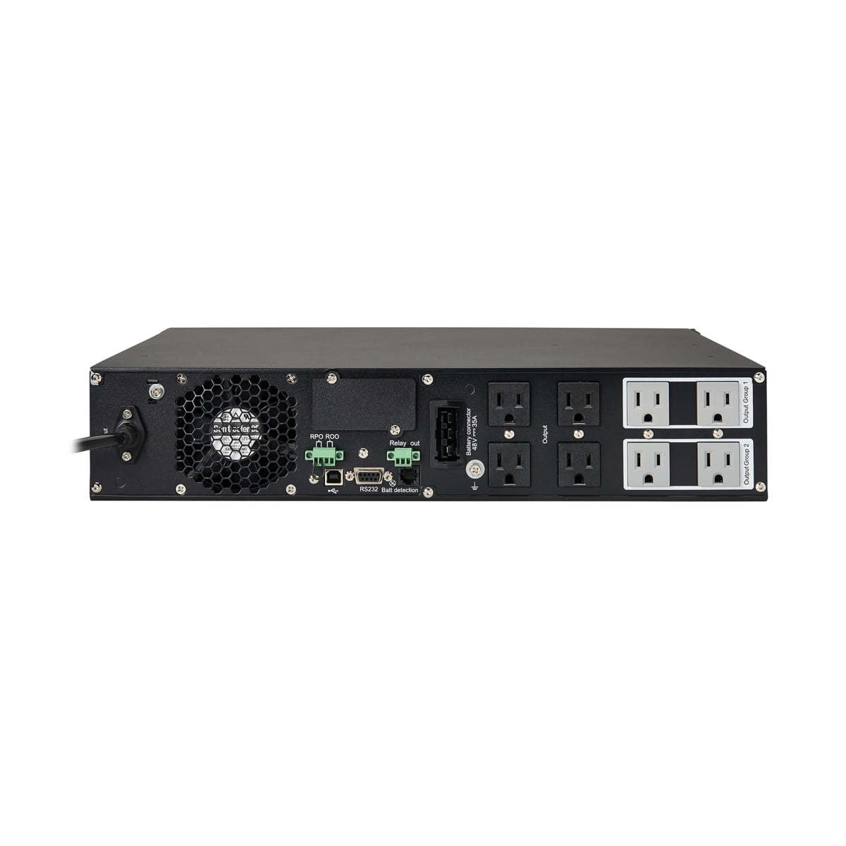 Tripp Lite 1500VA Smart Online UPS Battery Backup, 1300W Double Conversion, 2U Rackmount, LCD, USB, DB9, Extended Run Option (SU1500RTXLCD2U)