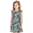 thumbnail image 1 of Balery Farm Animals 1 Camisón de princesa para niñas, pijama de algodón con mangas abullonadas, suave y bonito.-Medium, 1 of 6