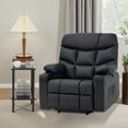 thumbnail image 4 of MCombo 27.2'' Extra-Wide Seat Oversized Power Lift Recliner Chair for Elderly, Faux Leather(Black), 4 of 10