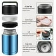 thumbnail image 5 of 28oz Soup Thermos, Stainless Steel Thermos for Hot Food, Wide Mouth Food Thermos Jar, Insulated Lunch Container Leak Proof Vacuum Thermal Flask (silver), 5 of 7
