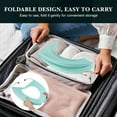 thumbnail image 5 of Beaupretty Green PP Plastic Folding Potty Seat Cushion for Home and Travel Toilet Use, 5 of 6