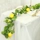 thumbnail image 4 of Enredaderas Artificiales con Hojas de Margaritas de Limón, Plantas Colgantes de Imitación para Decoración de Paredes, Ambientación, Estanterías, Tallos de Follaje Decorativos., 4 of 7