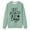 Light Green, variant on Easily Distracted by Dogs Sweatshirt, Dog Mom Sweater Women Crewneck Pullover Tops Funny Animal Dog Lover Shirt Gifts,Navy,L