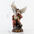 thumbnail image 2 of Estatua de pared dedicada a San Miguel Arcángel, 30 cm, a todo color, 2 of 9