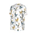 thumbnail image 2 of Rocae Farm Roosters for Breathable Men's Baseball T-Shirt Fashionable Casual Baseball Jersey, Moisture-wicking Sportswear Small, 2 of 9
