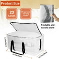 thumbnail image 2 of stusgo 6 Pack Extra Large Moving Bags Heavy Duty with Zippers & Carrying Handles, Moving Boxes Alternative, Packing Supplies, Large Storage Bags Totes for Space Saving(Transparent), 2 of 9