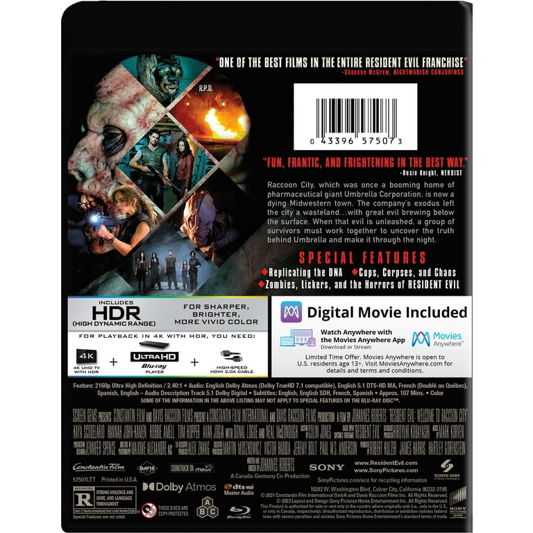 Sony Pictures Resident Evil: Welcome to Raccoon City - Zombie