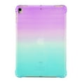 thumbnail image 2 of iPad 10.2 Case, iPad 8th 7th Gen Case, Allytech Soft TPU Silicone Gradient Shockproof Anti-scratch Protection Drop Proof Back Cover Shell for Apple iPad 8th 7th Generation 2019, Purple/Mint, 2 of 10