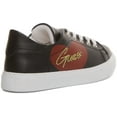 thumbnail image 3 of Guess Ellie Kid's Lace Up Heart Print Casual Synthetic Sneakers In Black Size 12, 3 of 6