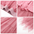 thumbnail image 5 of Women's Solid Color Irregular Tulle Skirt, A Line High Waist Midi Layered Mesh Party Skirt for Halloween, Prom, Wedding, Cosplay and Festival Pink S, 5 of 6