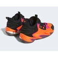 thumbnail image 3 of Adi - das BYW Select Basketball Shoes Size Men's 9.5 Black Orange Pink BOOST IG4936, 3 of 6