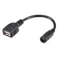 thumbnail image 1 of Adaptador a USB Unique Bargains 5.5x2.1mm hembra 2Uds, 1 of 3