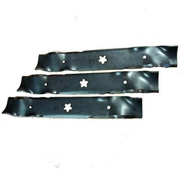 (3 Pack) 6437 Rotary Blade Compatible Wtih Craftsman 163819, 152443