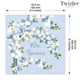 thumbnail image 3 of Twizler Sympathy Card - Orchid Floral - With Sympathy Card - Sorry For Your Loss - Thinking Of You, 3 of 5