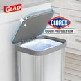 thumbnail image 3 of Open Box Glad Step Trash Can, Series 2 Soft Close Bin with Odor Protection, 3 of 12