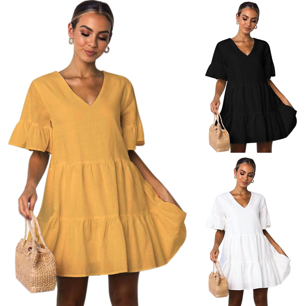 summer smock dress