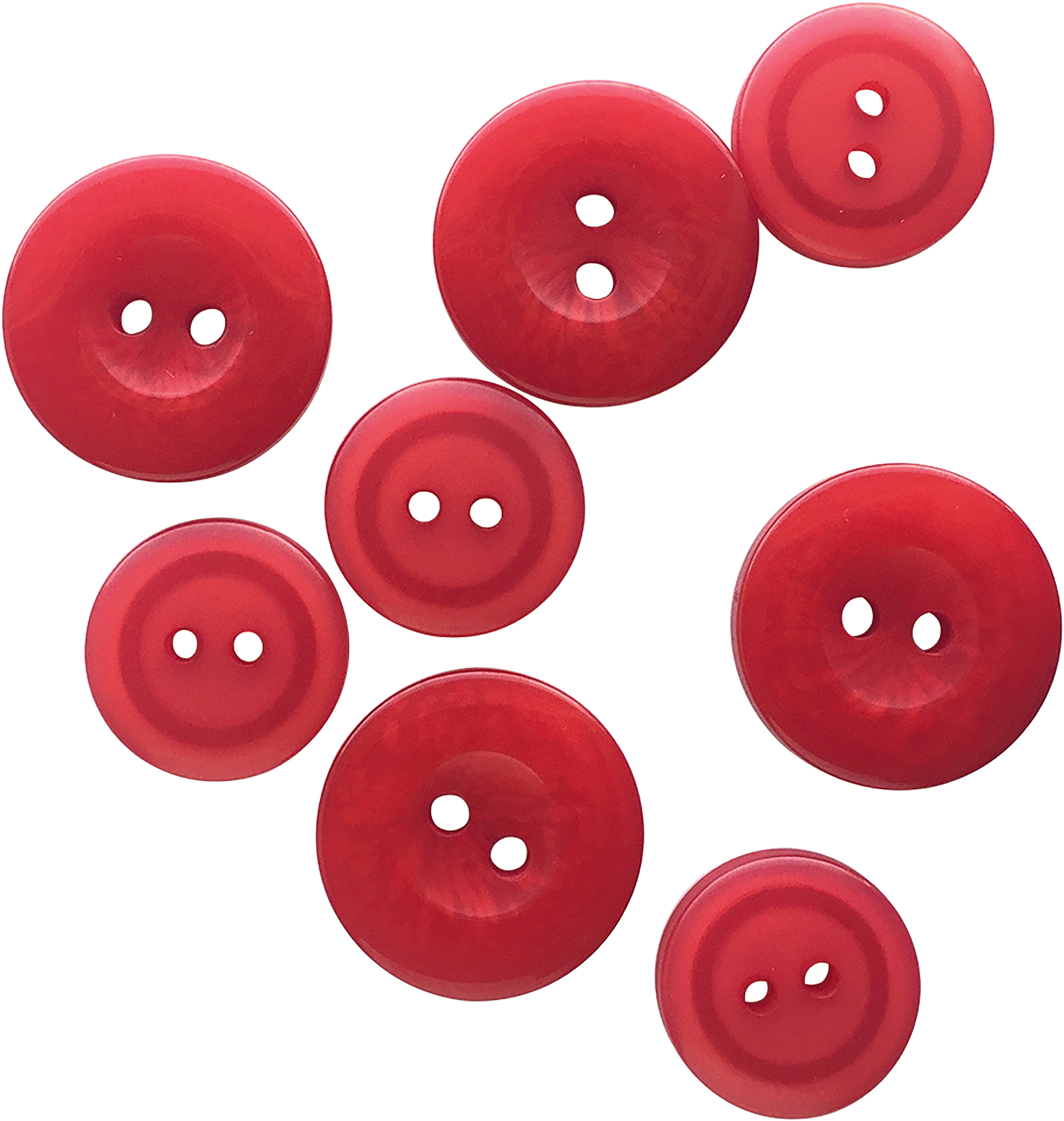 Button Up! Snack Pack Buttons 8/Pkg-Cherry - Walmart.com