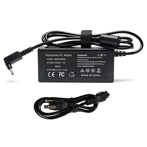 65W Adapter Laptop Charger for Acer Chromebook CB3 CB3-111 CB3-131-C3SZ CB3-431 CB3-532 CB5 CB5-132T CB5-571 R11 11 13 14 15 C720 C720P C740 Acer Iconia W700 W700P Tablet Power Cord 