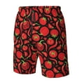 thumbnail image 5 of Naloa Tomatoes And Chili Men's Beach Shorts, Surfing shorts, Swim trunks, Quick Dry Swim Trunks for Surfing Beach Fun - 3X-Large, 5 of 9