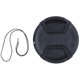 thumbnail image 2 of 2025 Univeral 86mm Center Pinch Front Lens Cap For Dslr Camera, 2 of 5