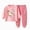 outfits001-Light Pink, variant on NOLDARES Toddler Baby Boy Clothes 2PCS Fall Winter Long Sleeve Sweatshirt with Pants Set Toddler Cute Print Outfits Size:1-2 Y,Pink