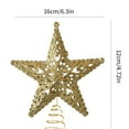 thumbnail image 3 of PENGXIANG Christmas Gold 5 Point Star Treetop, 3 of 4