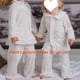 thumbnail image 2 of Ropa para niños, pijamas de Navidad para niñas, pijamas de terciopelo blanco familiar, vestido a juego para niñas, ropa de dormir suave de dos piezas para bebés, PJS 2023, 2 of 4
