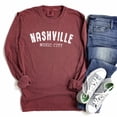 thumbnail image 2 of NASHVILLE MUSIC CITY Graphic Long Sleeve T-Shirt, 2 of 9