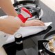 thumbnail image 4 of 6-pack of premium 100% cotton terry tea towels, super absorbent dish cloths with hanging loop, 4 of 5