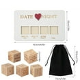 thumbnail image 2 of Date Night Dice,Fun Night Dating Decision,Wooden Dating Fun, Love, Food Decision Dice, Date Ideas,Gifts for Boyfriend-Girlfriend, 2 of 6