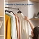 thumbnail image 5 of Ganchos de Madera Premium Serenelife, Ahorradores de Espacio, Resistentes, con Gancho Metálico Giratorio de 360°, para Abrigos, Pantalones y Vestidos, Marrón, Pack 20, 5 of 7