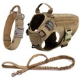 thumbnail image 1 of Large Dog Collar Military Dog Harness And Leash Set Pet Training Vest Tactical German Shepherd K9 Harnesses For Small Dogs ShopWise Round, 1 of 18